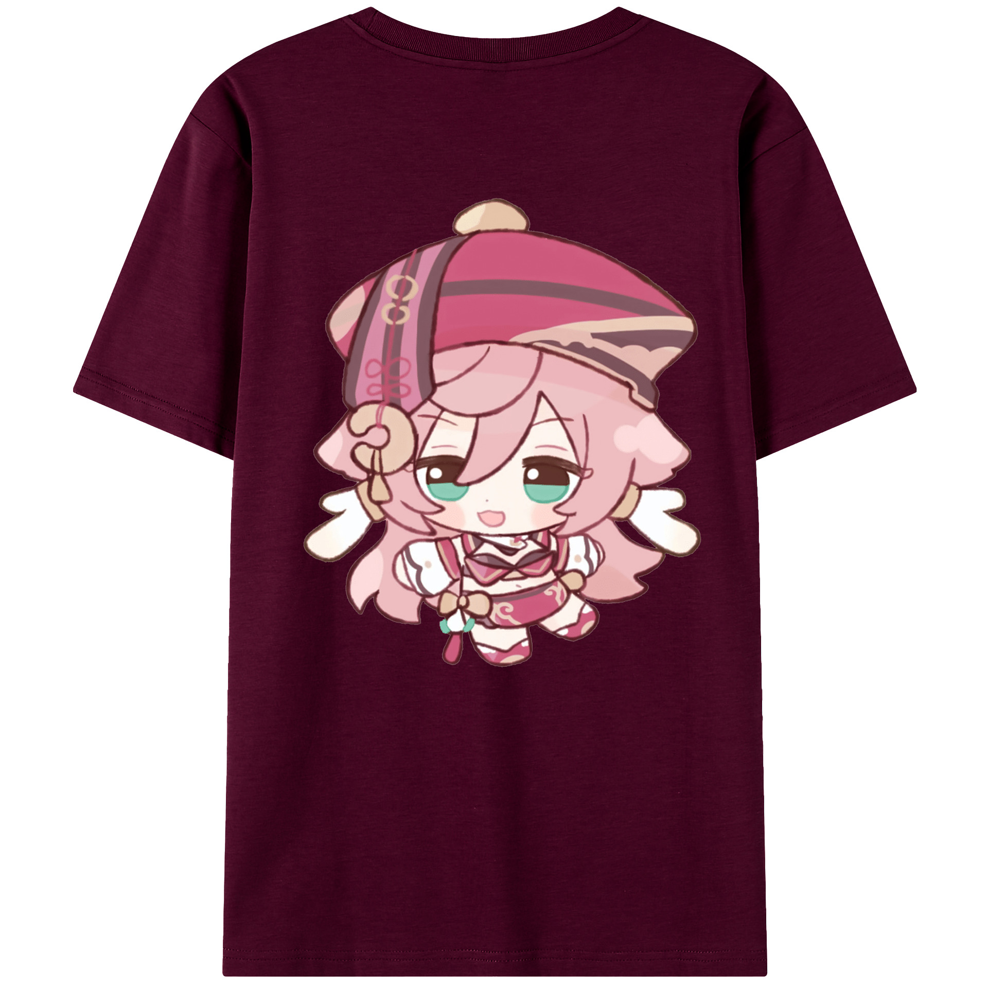 げんし神 ヤンフェイ genshin Yanfei レディース半袖Tシャツ(バックプリント)